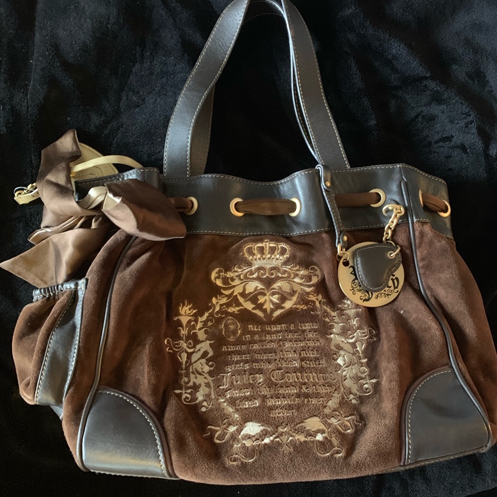 Juicy couture brown velour